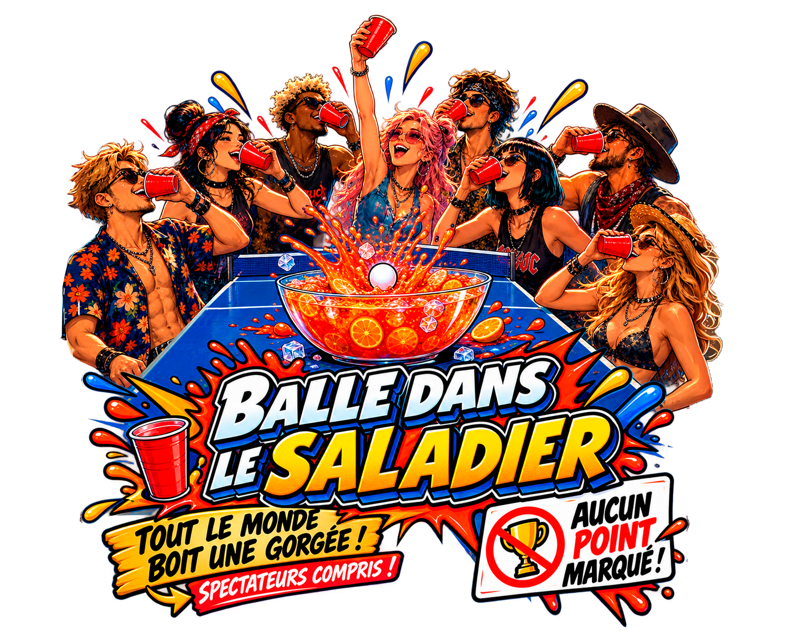 Balle dans le saladier